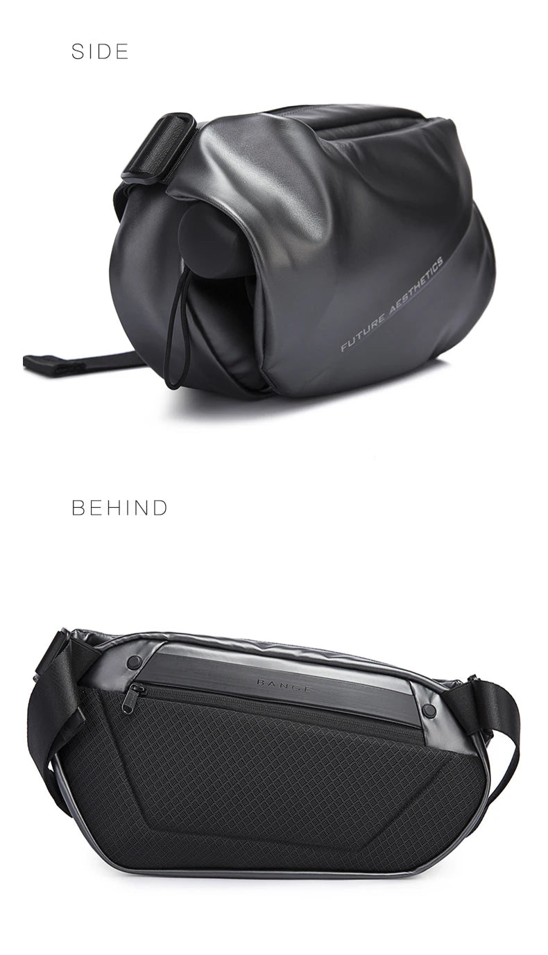 BANGE Chest Bag New Design 9.7 inch iPadShoulder Messenger Bags Waterproof Anti-stain Anti-theft Big Capacity Short Trip Pack