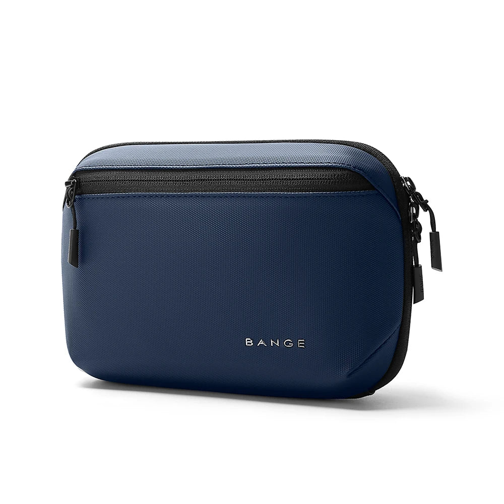 BANGE Multi-Layers Tech Pouch Oxford Warerproof Organizer Case Portable Data Cable Storage Bag Gadget Bag for Travel USB Charger
