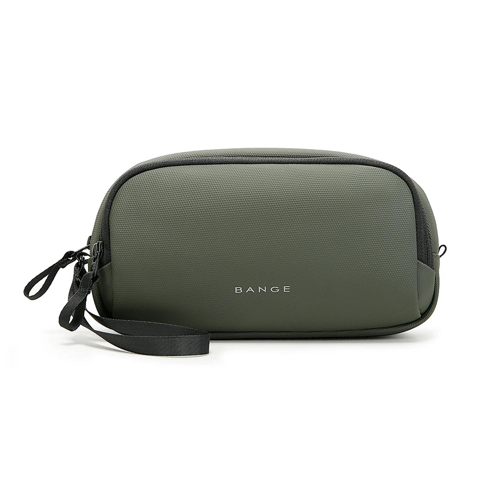 BANGE New Unisex Polyester Light Waterproof Digital USB Cable Storage Hand Bag, Electronics Travel Bag Organizer for Cable Case