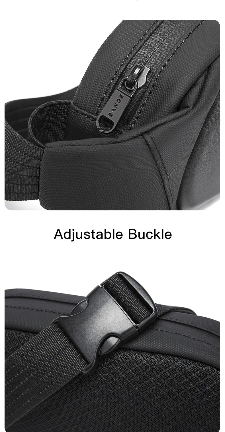 BANGE Chest Bag New Multifunction Crossbody Shoulder Messenger Bags Lightweight Anti-Theft Anti-stain Waterproof Short Trip Pack