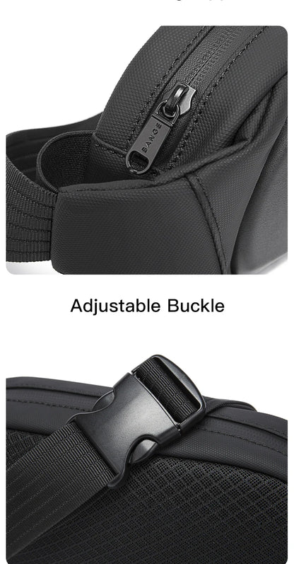 BANGE Chest Bag New Multifunction Crossbody Shoulder Messenger Bags Lightweight Anti-Theft Anti-stain Waterproof Short Trip Pack