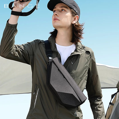 Big Big Bag #0029 - BANGE Waterproof Sling Bag – Multifunction Shoulder & Chest Pack for Men (Fits 7–9" iPad)
