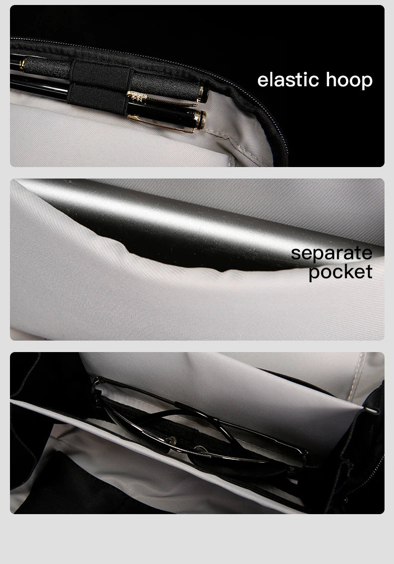 BANGE Multi-Layers Tech Pouch Oxford Warerproof Organizer Case Portable Data Cable Storage Bag Gadget Bag for Travel USB Charger