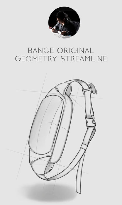 BANGE Chest Bag New Multifunction Crossbody Shoulder Messenger Bags Lightweight Anti-Theft Anti-stain Waterproof Short Trip Pack