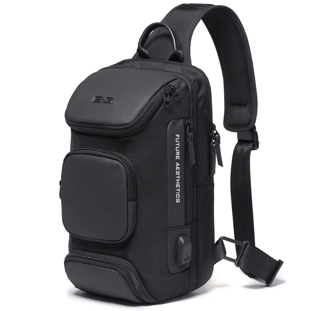Big Big Bag #0040 - BANGE Anti-Theft Crossbody Bag – Waterproof Shoulder & Chest Pack for Men
