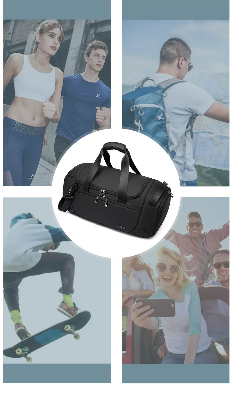 Big Big Bag #0017 - BANGE Men’s Gym Bag – Waterproof Sports Duffel with Dry/Wet Separation