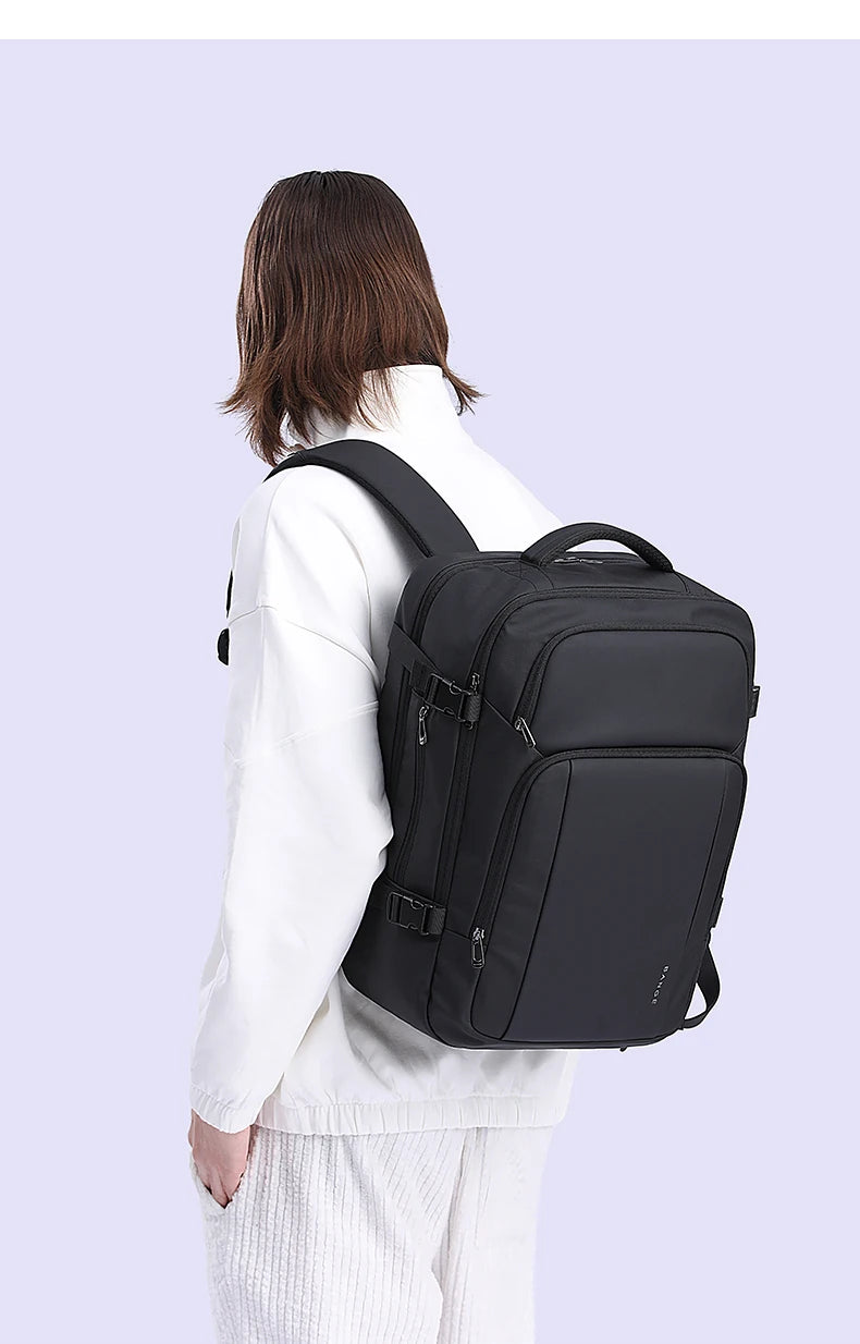 Big Big Bag #0035 - BANGE Large Capacity Laptop Backpack – 15.6" Waterproof Oxford with USB
