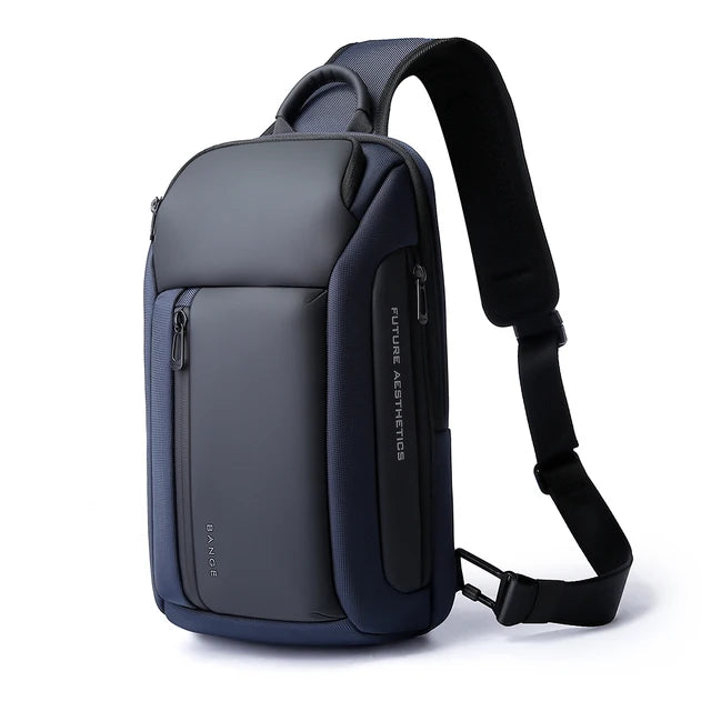 BANGE Brand Design Oxford Trendy Waterproof Materials Men Chest Bag with Large Capacity Fashion Multi-Pockets Slim bag for male