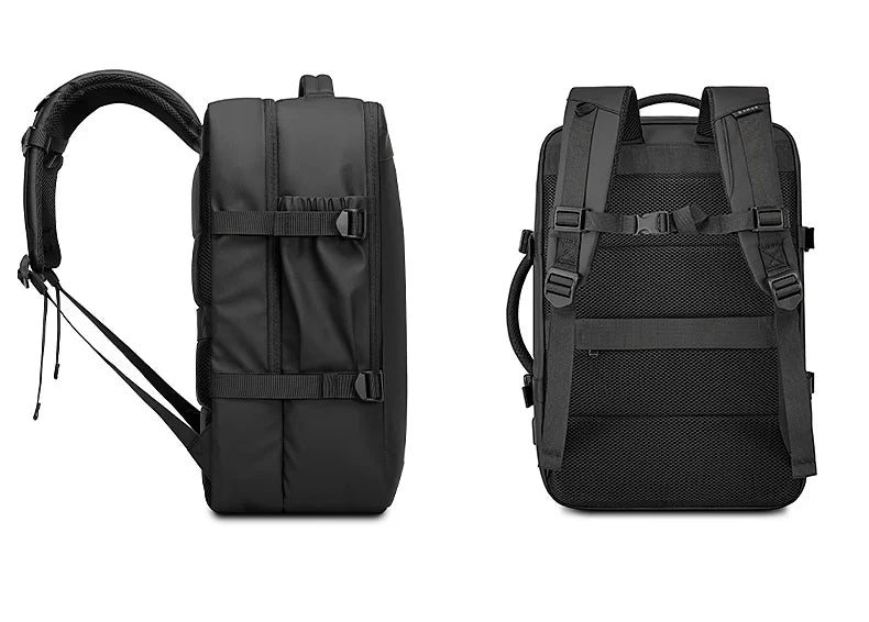 BANGE New Multifunctional USB Recharging Travel Backpack Men Business Waterproof School Bag Large Capacity 15.6 Laptop Backpacks