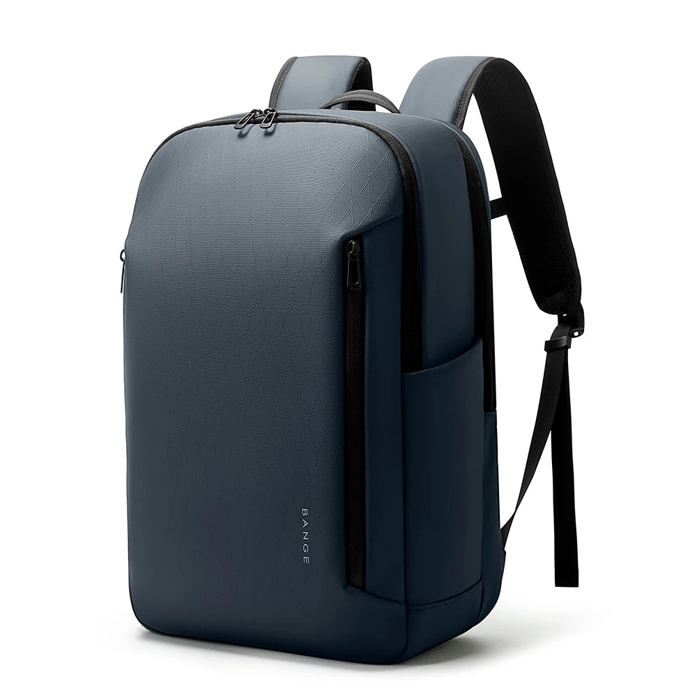BANGE New Casual Multi-Pockets Big Capacity Daily 15.6inch Laptop Light Waterproof For Business Trip Roomy Men Backpack with YKK