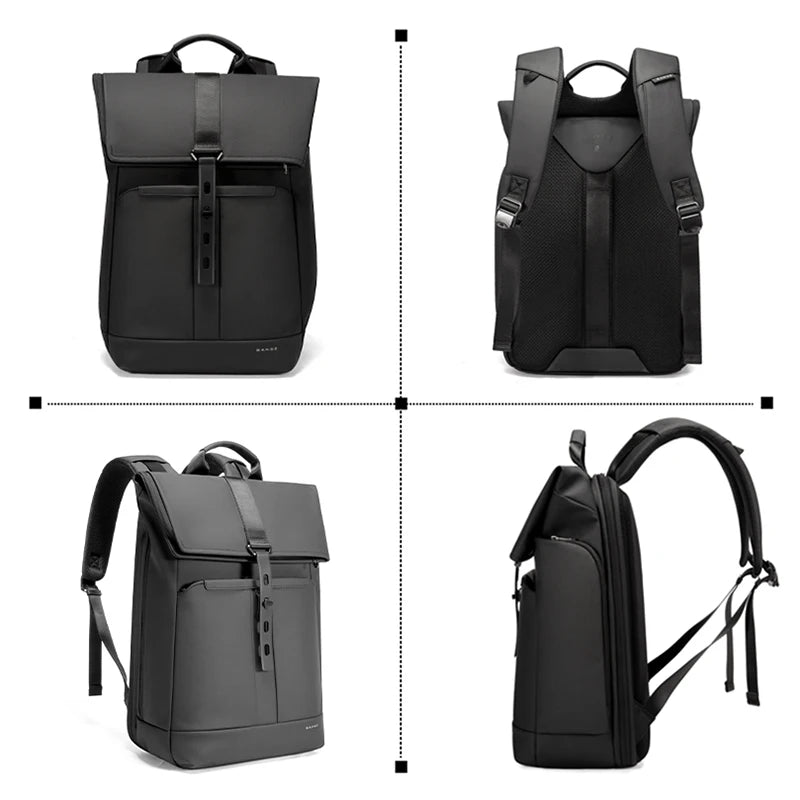 BANGE Unique Men Anti theft Waterproof Laptop Backpack 15.6 Inch Daily Work Business Backpack School back pack mochila for women