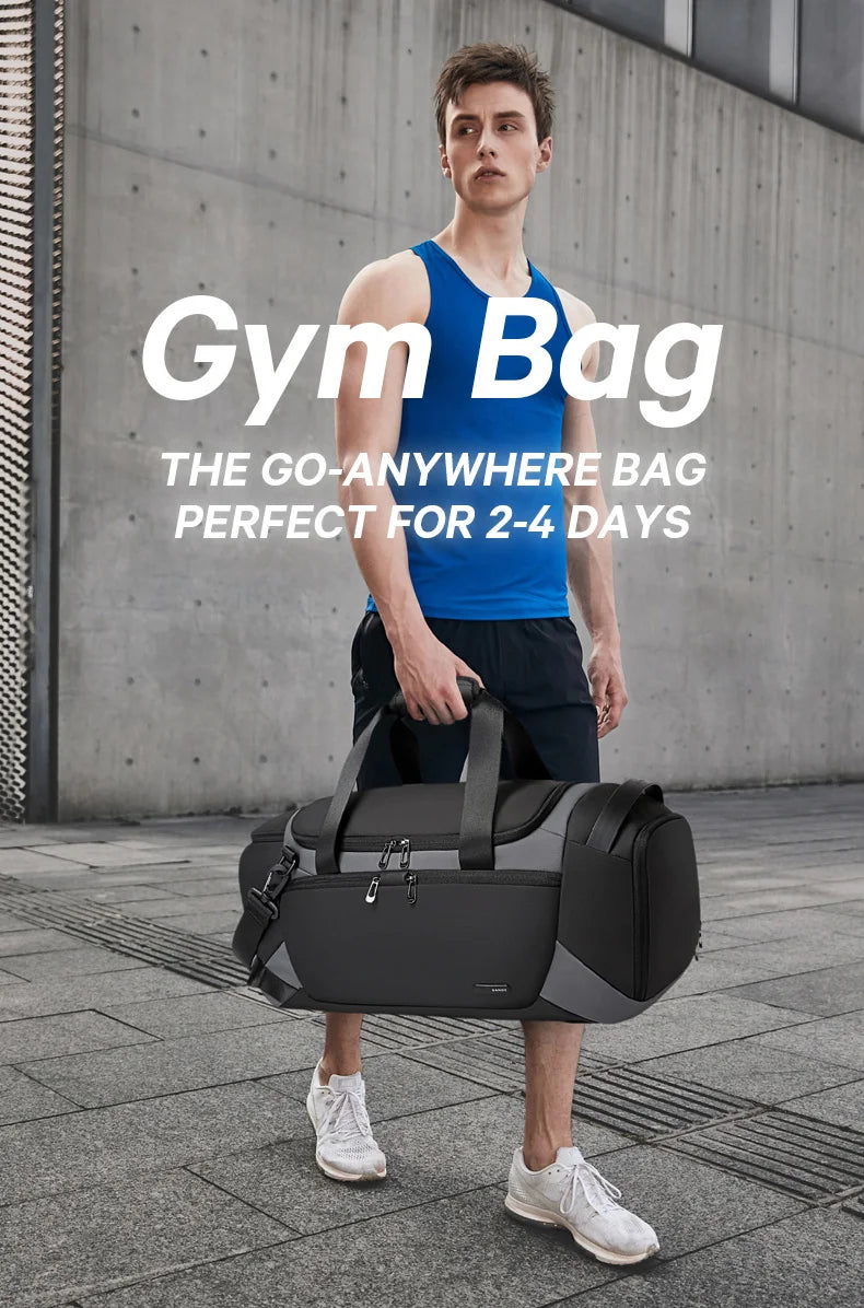 Big Big Bag #0017 - BANGE Men’s Gym Bag – Waterproof Sports Duffel with Dry/Wet Separation