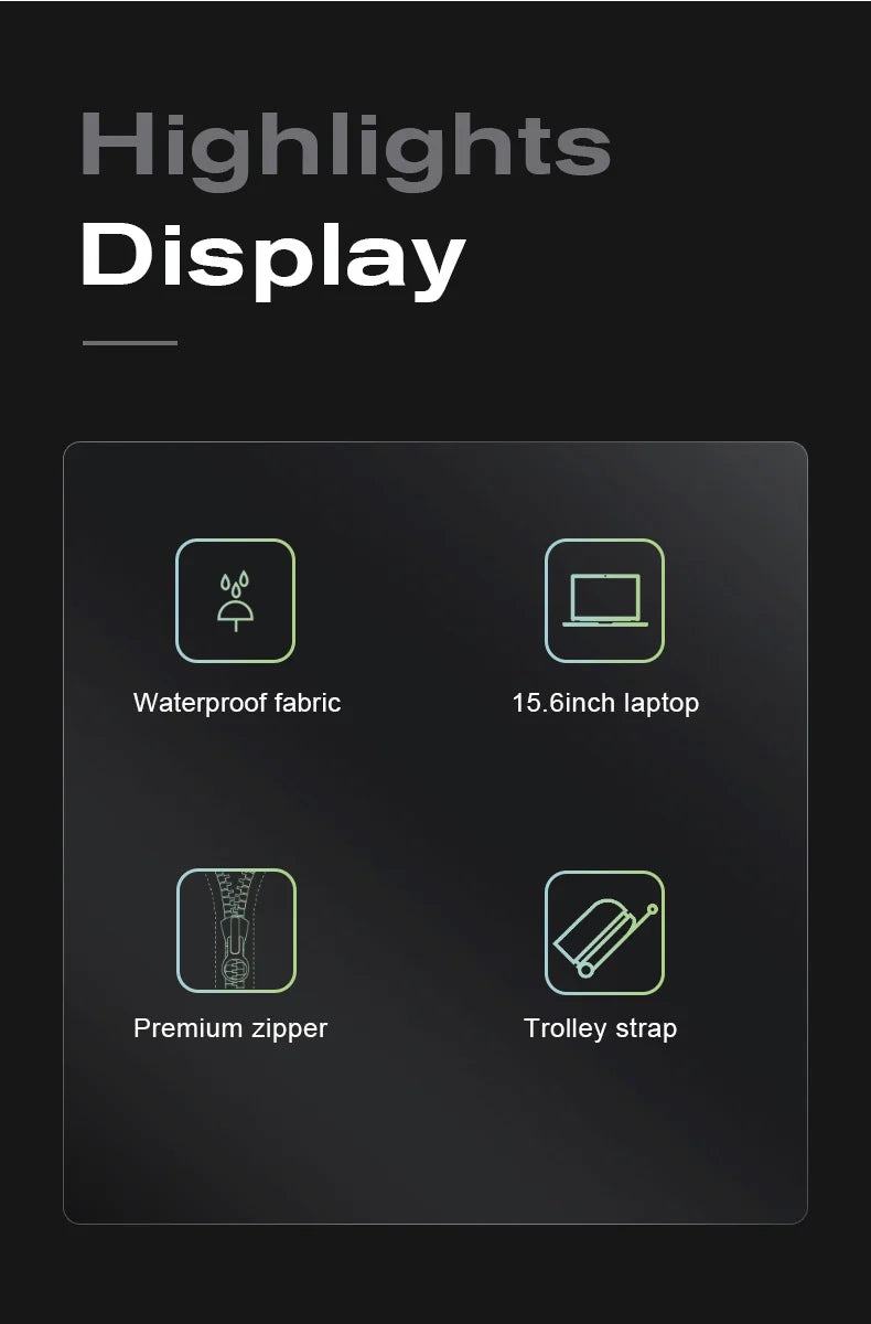 BANGE New Multifunctional USB Recharging Travel Backpack Men Business Waterproof School Bag Large Capacity 15.6 Laptop Backpacks