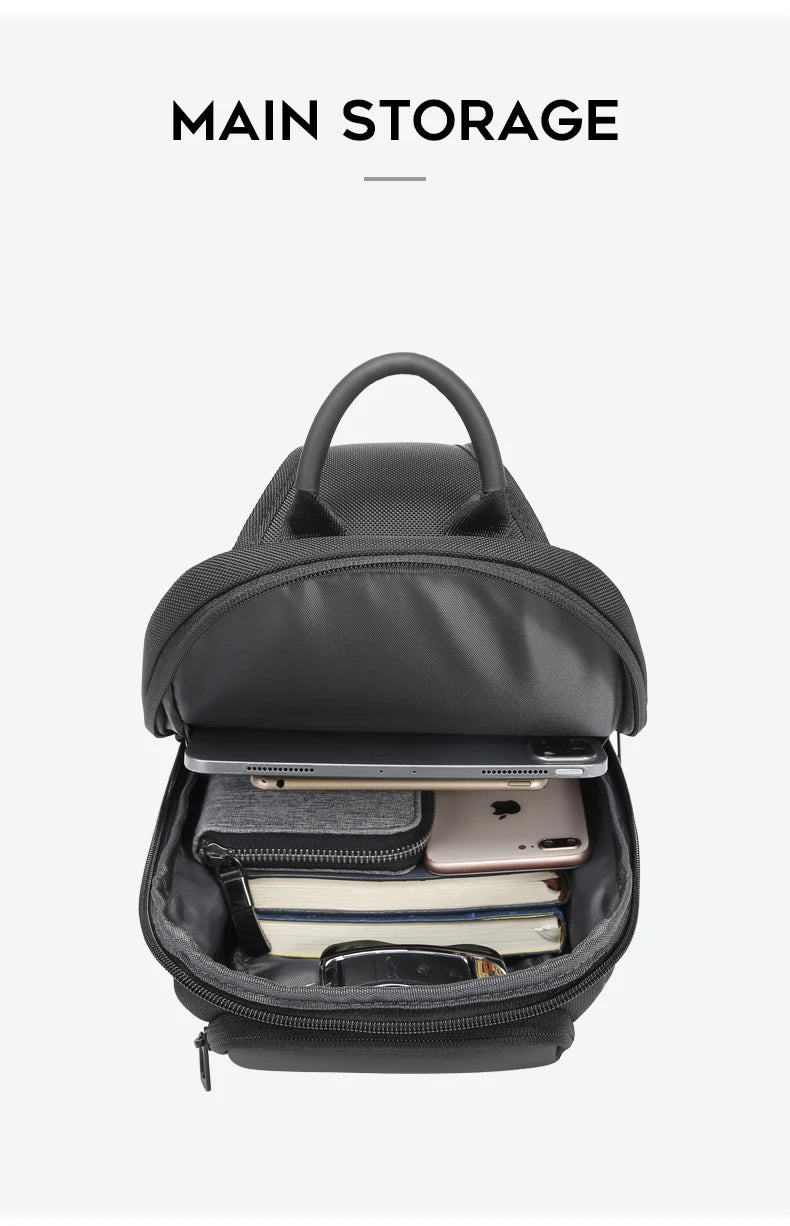 Bange New Oxford Fashion Waterproof Chest Bag Crossbody Bag Men's Models Men's Chest Bag Leisure Shoulder Satchel Large Capacity