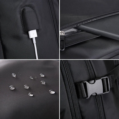 Big Big Bag #0018 - BANGE Waterproof Laptop Backpack – 15.6" USB Charging Business & Travel Bag for Men