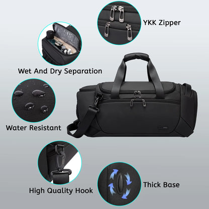 Big Big Bag #0027 - BANGE 21" Waterproof Sports Duffel Bag – Shoe Compartment & Wet/Dry Separation
