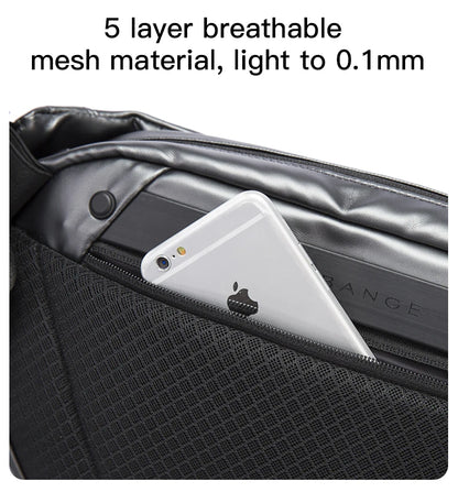 BANGE Chest Bag New Design 9.7 inch iPadShoulder Messenger Bags Waterproof Anti-stain Anti-theft Big Capacity Short Trip Pack