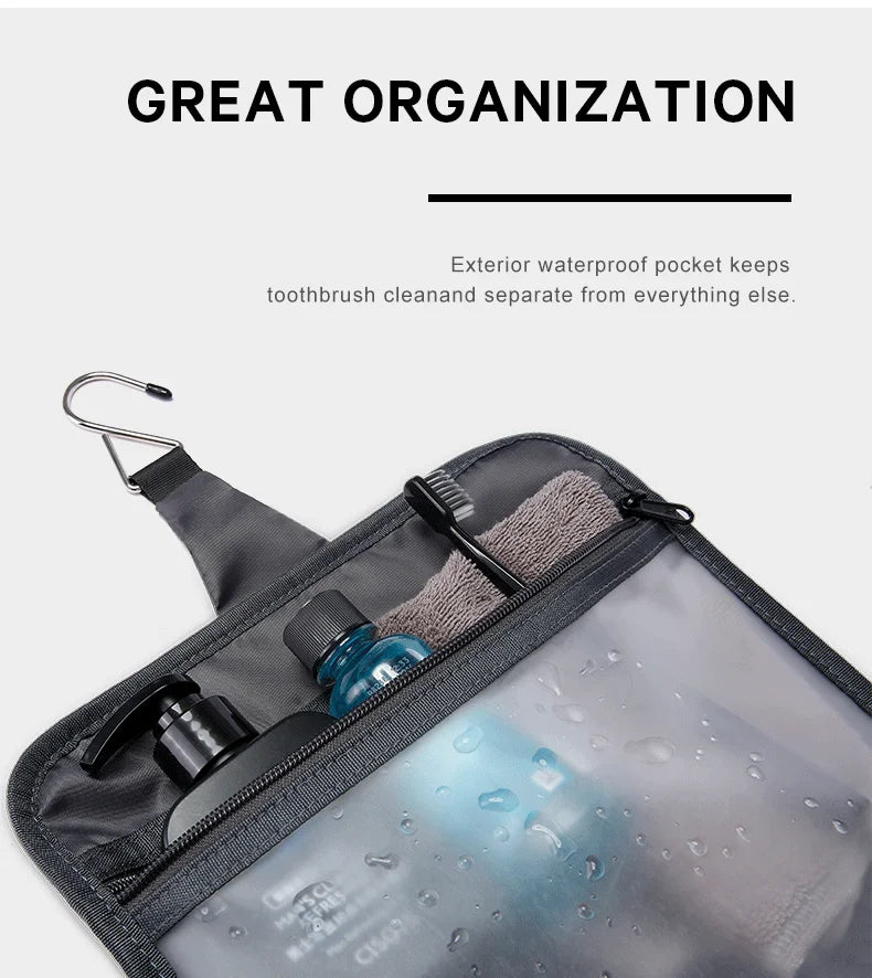 Big Big Bag #0016 - BANGE Hanging Makeup Bag – Waterproof Travel Cosmetic Organizer for Women