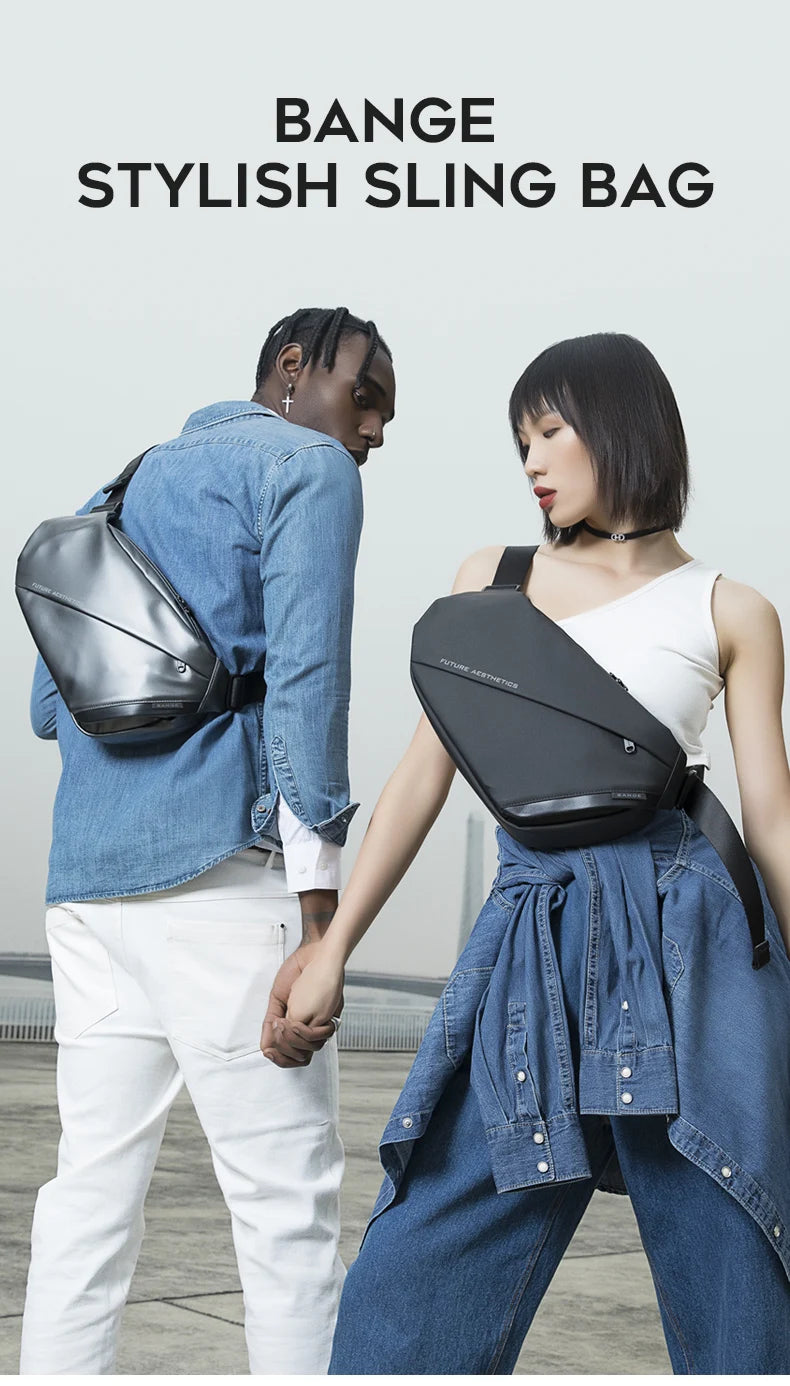 BANGE Chest Bag New Design 9.7 inch iPadShoulder Messenger Bags Waterproof Anti-stain Anti-theft Big Capacity Short Trip Pack