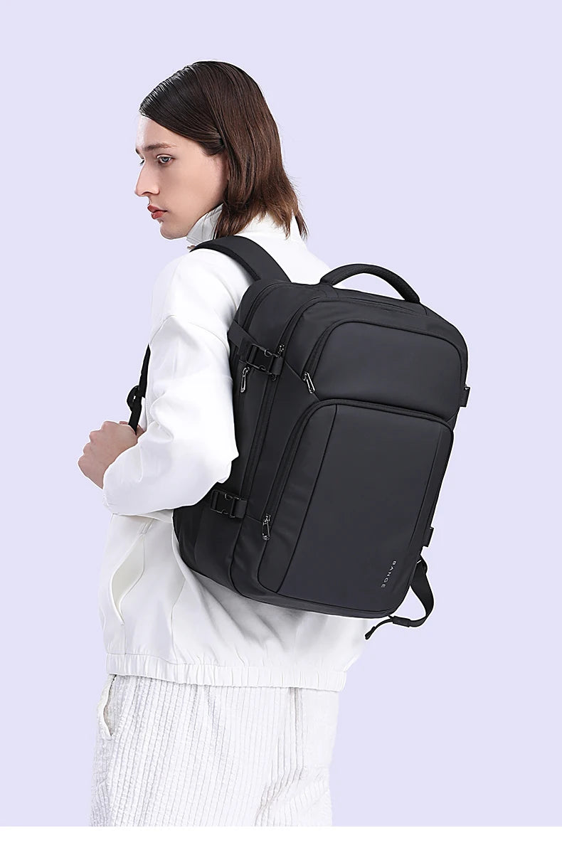 Big Big Bag #0035 - BANGE Large Capacity Laptop Backpack – 15.6" Waterproof Oxford with USB