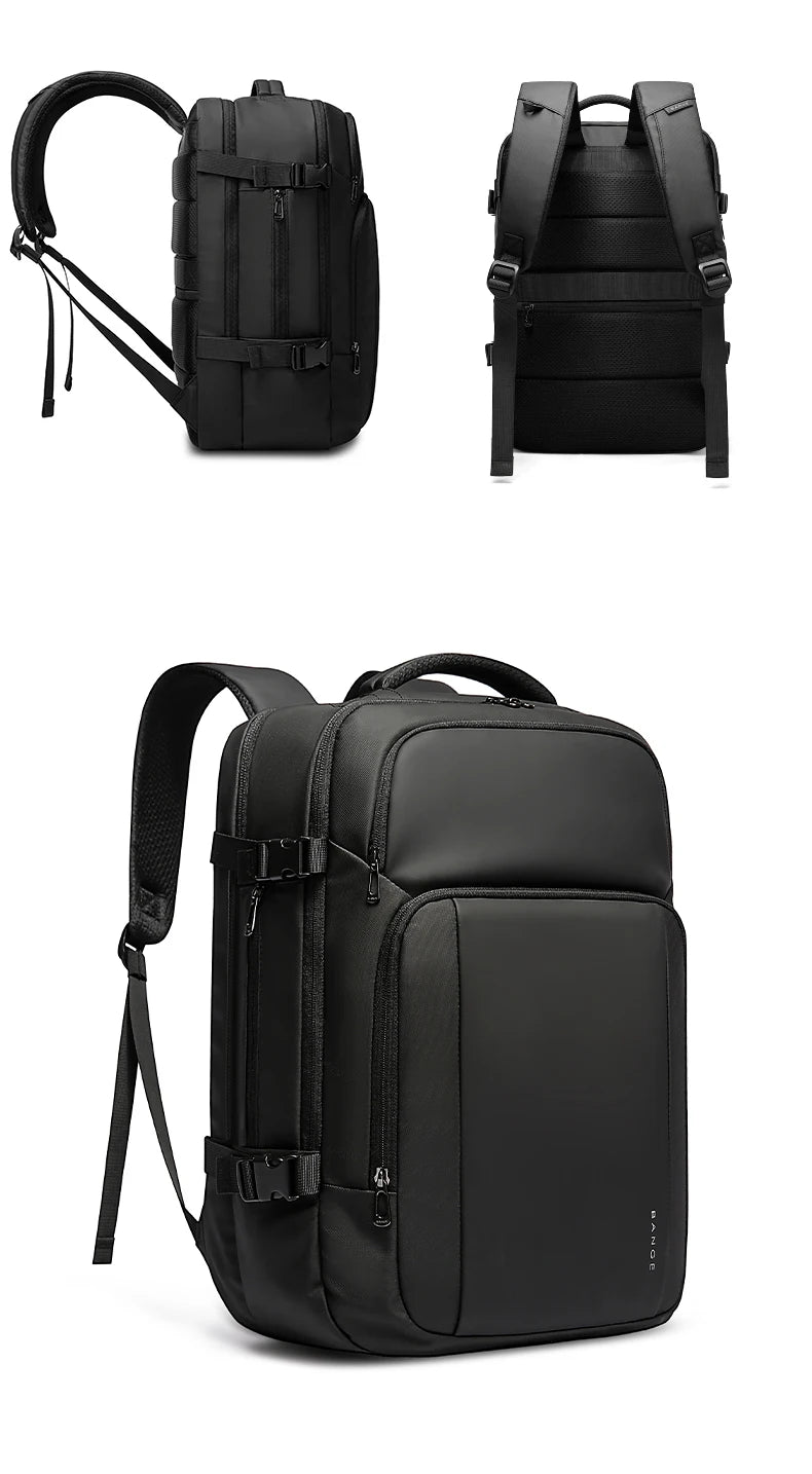 Big Big Bag #0035 - BANGE Large Capacity Laptop Backpack – 15.6" Waterproof Oxford with USB