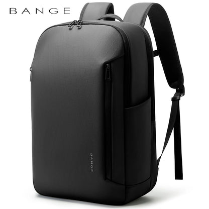 BANGE New Casual Multi-Pockets Big Capacity Daily 15.6inch Laptop Light Waterproof For Business Trip Roomy Men Backpack with YKK