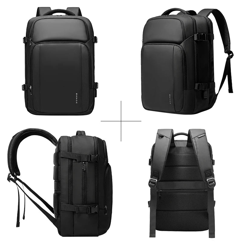 Big Big Bag #0035 - BANGE Large Capacity Laptop Backpack – 15.6" Waterproof Oxford with USB