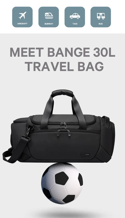 Big Big Bag #0017 - BANGE Men’s Gym Bag – Waterproof Sports Duffel with Dry/Wet Separation