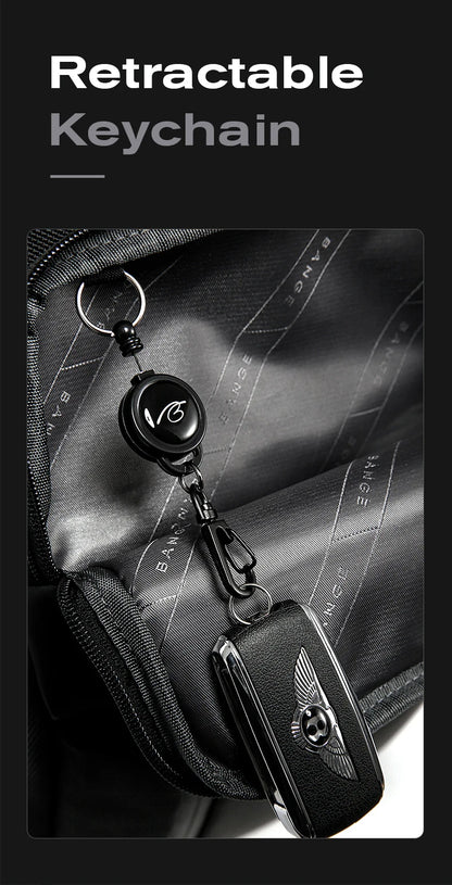 2024 New Fashion Men Business Backpack 15.6 in Laptop Backpack Work Man Bag Unisex Black Travel Male Backpack Mochila Waterproof