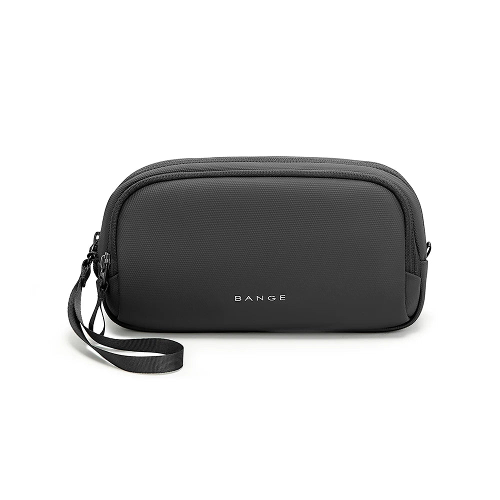 BANGE New Unisex Polyester Light Waterproof Digital USB Cable Storage Hand Bag, Electronics Travel Bag Organizer for Cable Case