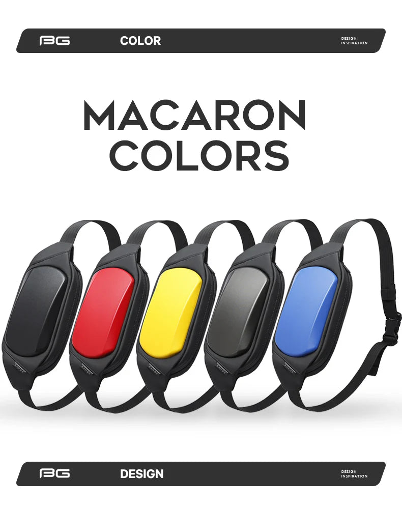 BANGE Chest Bag New Multifunction Crossbody Shoulder Messenger Bags Lightweight Anti-Theft Anti-stain Waterproof Short Trip Pack