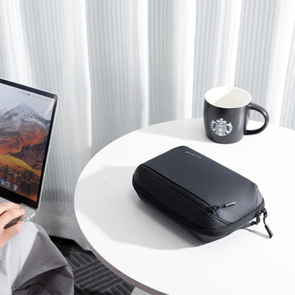 BANGE Multi-Layers Tech Pouch Oxford Warerproof Organizer Case Portable Data Cable Storage Bag Gadget Bag for Travel USB Charger