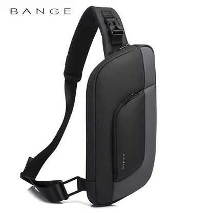 Big Big Bag #0031 - BANGE Waterproof Chest Bag – Korean Style Sling Pack for Men, Anti-Stain & Multifunction