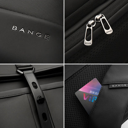 BANGE Unique Men Anti theft Waterproof Laptop Backpack 15.6 Inch Daily Work Business Backpack School back pack mochila for women