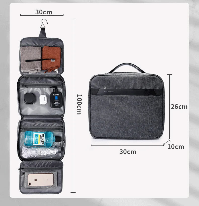 Big Big Bag #0016 - BANGE Hanging Makeup Bag – Waterproof Travel Cosmetic Organizer for Women