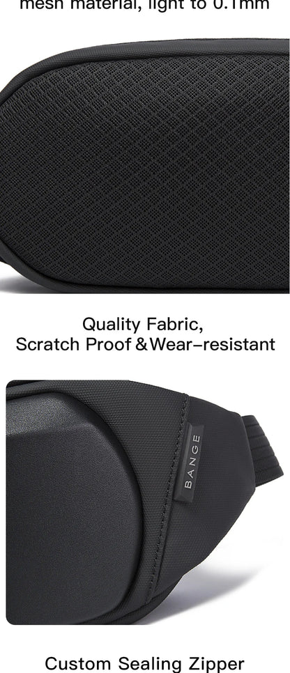 BANGE Chest Bag New Multifunction Crossbody Shoulder Messenger Bags Lightweight Anti-Theft Anti-stain Waterproof Short Trip Pack