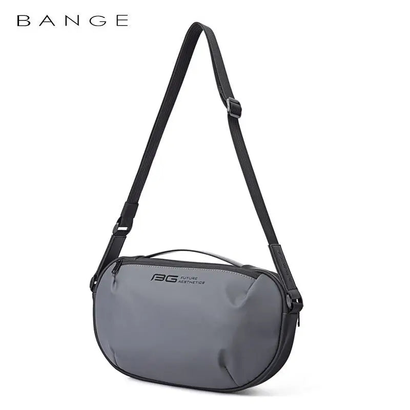 BANGE Men's Waterproof Crossbody Bag Oxford Large Capacity Multifunction Anti-theft Sling Shoulder Messenger Chest Bag Pack
