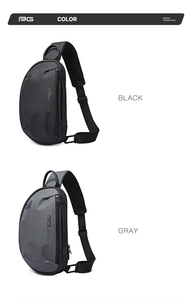 BANGE 2022 New Anti-theft Multifunction Crossbody Bag Shoulder Messenger Bags Male Waterproof Short Trip Chest Bag Pack for Men