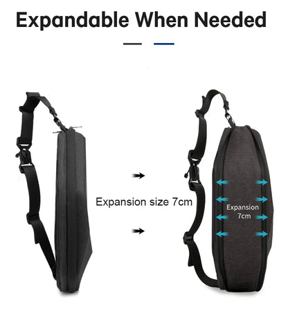 Big Big Bag #0029 - BANGE Waterproof Sling Bag – Multifunction Shoulder & Chest Pack for Men (Fits 7–9" iPad)